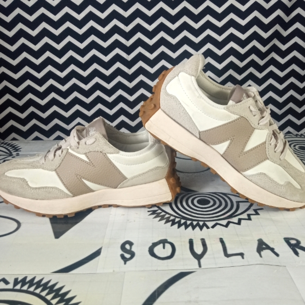 New Balance Cream and White Women's Platform Shoes